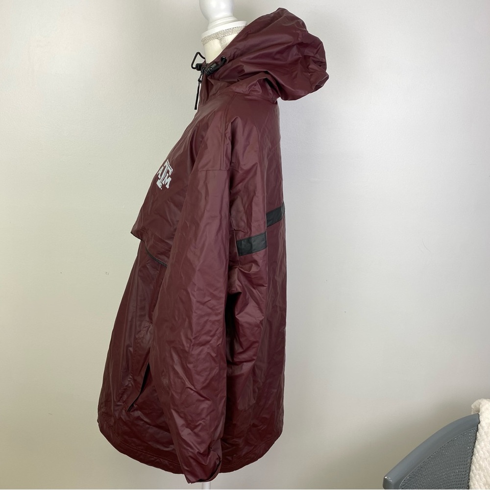 Men's Maroon Hooded Texas A&M Rain Jacket - Picture 4 of 10